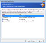 Create removable media to boot target computers and launch OS and software deployment tool