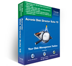 Screenshot of Acronis Disk Director Suite Upgrade 10.0