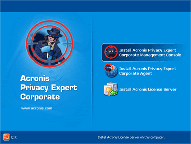 Acronis Privacy Expert Corporate software