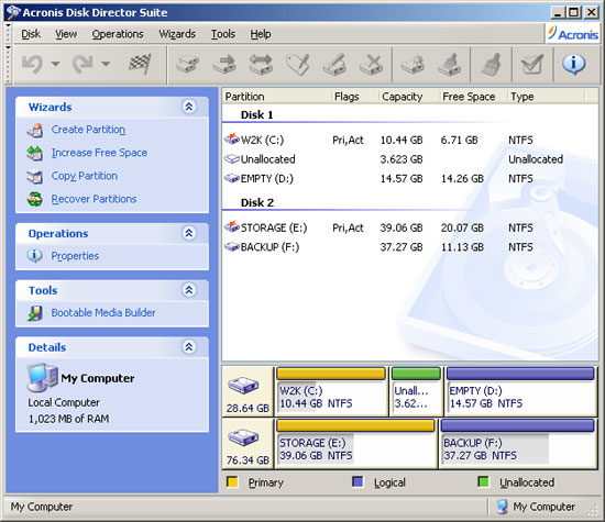 инструкция acronis disk director