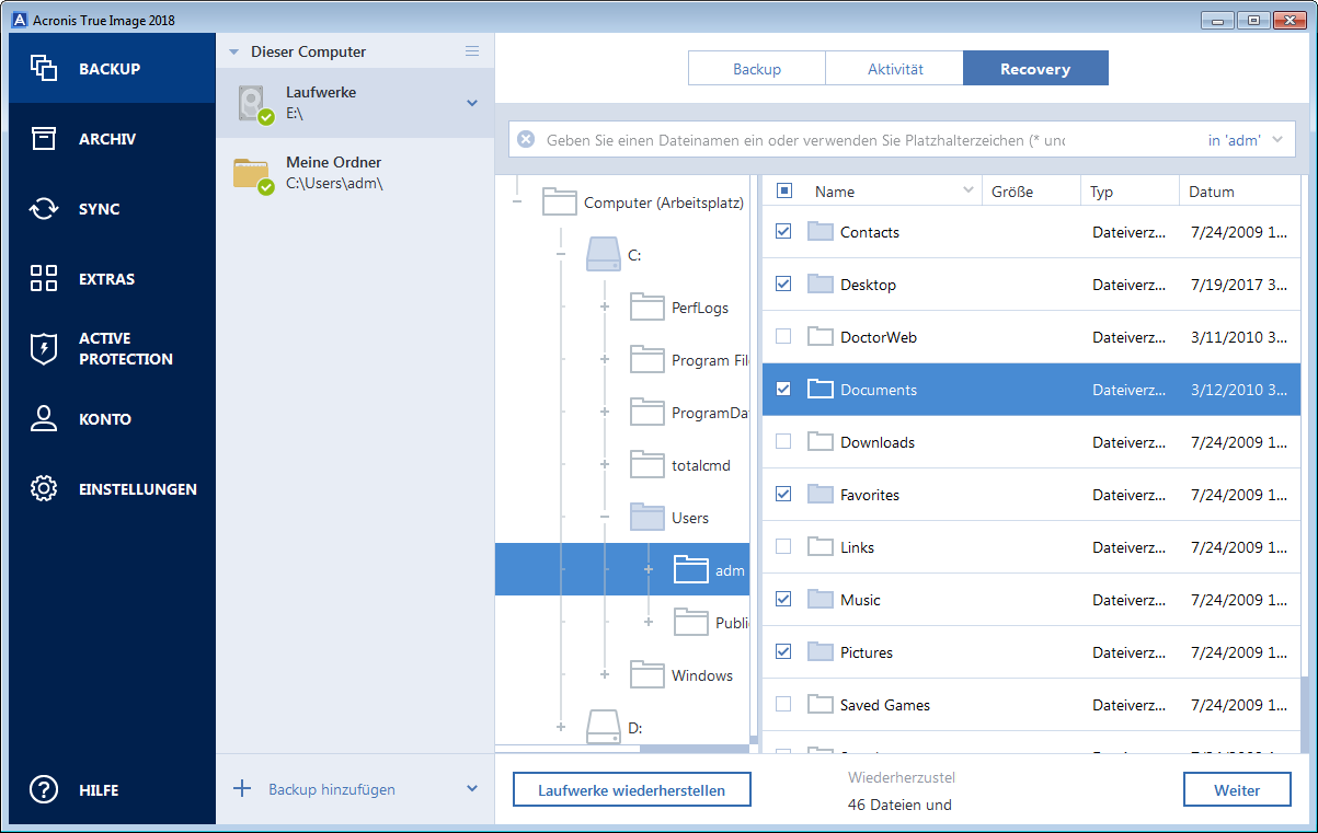 disk backup source 200
