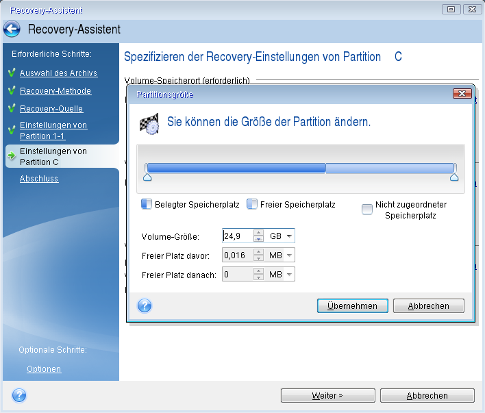 Laufwerk Volume Wird überprüft Und Repariert 100 Abgeschlossen Ein Laufwerk mit verstecktem Volume wiederherstellen