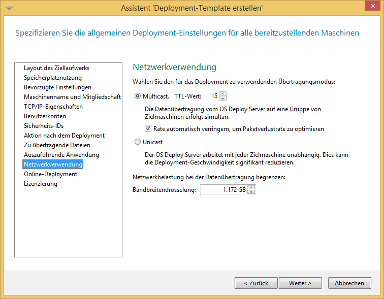 Adjusting network utilization