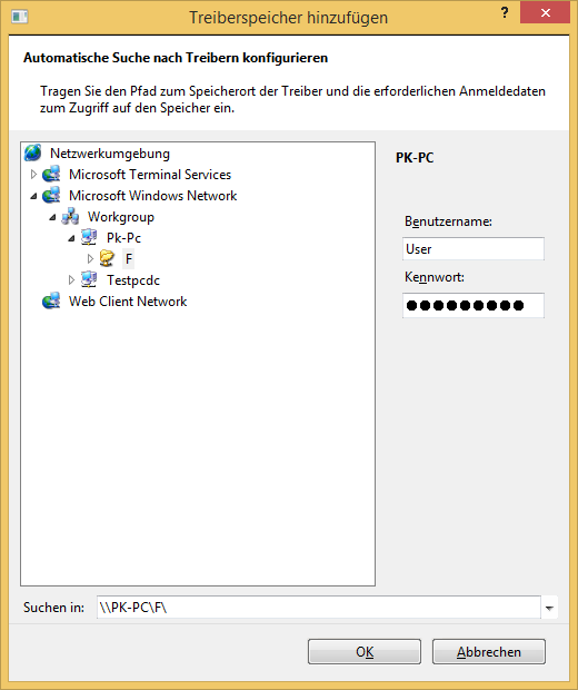 Adding a driver repository