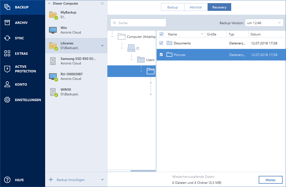 disk backup source 200