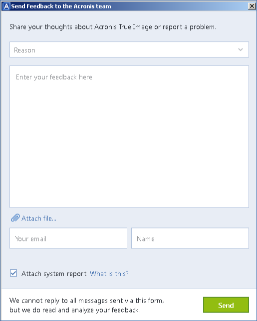 Backup schemes