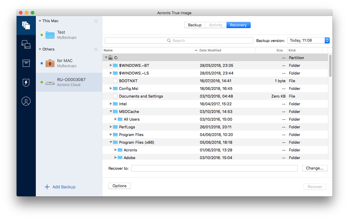 50 disk recovery