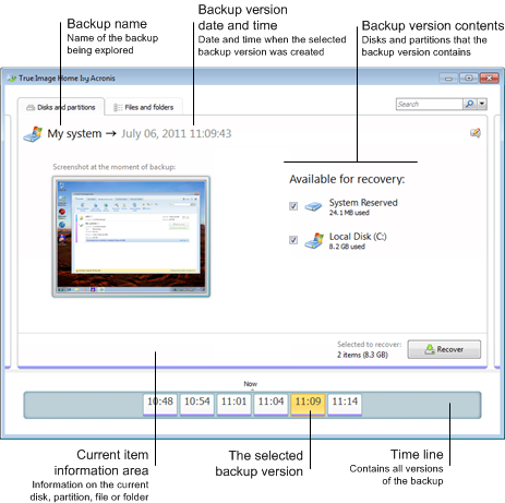 Backup explorer 2013