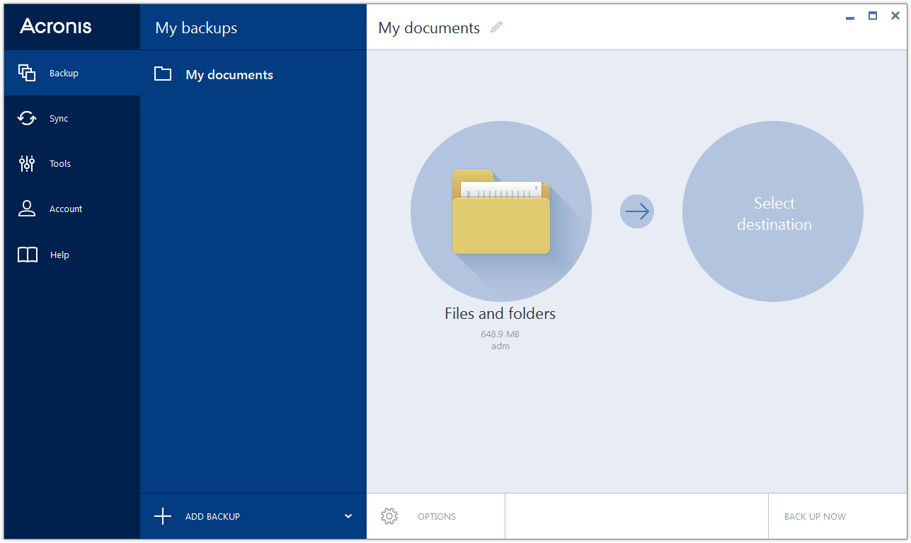 disk backup source 200