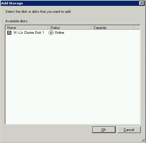 Clustering 2008 Selecting a Drive