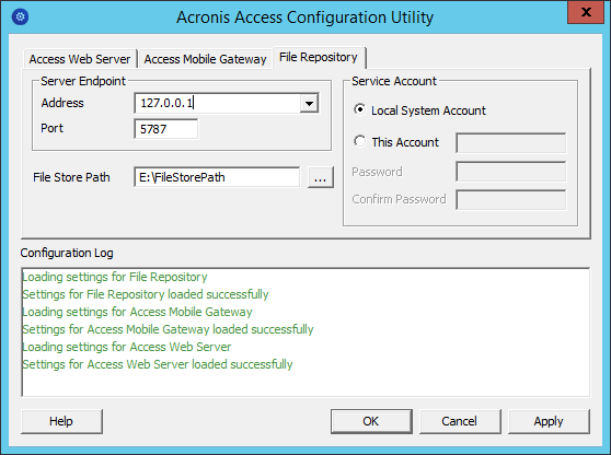 Clustering Configuration Utility