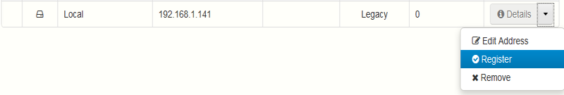 Upgrading Gateway Registering