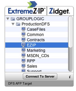 Configuring Zidget Mounting DFS