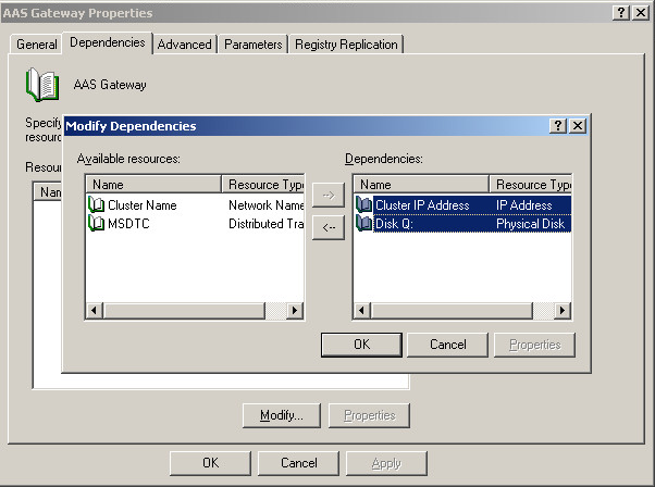 Clustering 2003 Dependencies IP