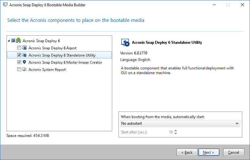 Stand-alone deployment