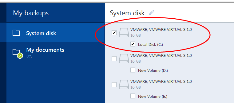 disk selection entire 150