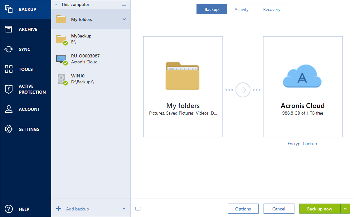 disk backup source 200