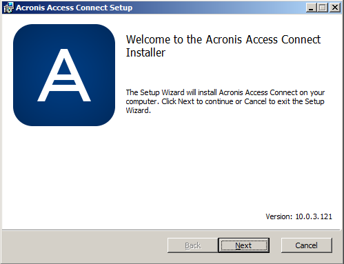 Quickstart Installer Welcome