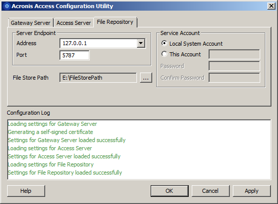 Clustering Configuration Utility