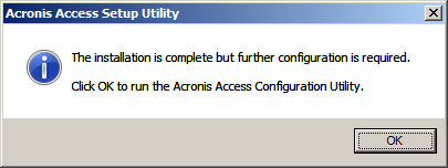 Installer_Configuration Utility launching