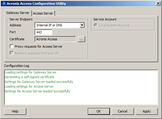 LoadBalancing ConfUtil Gateway