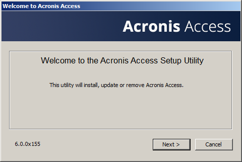 Upgrading Installer Welcome Screen