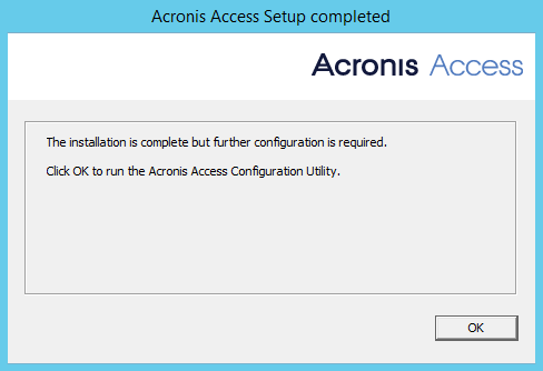 Installer_Configuration Utility launching