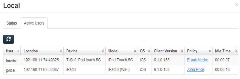 webUI_ServerDetails Active Users