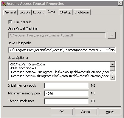 JavaMaxMempool