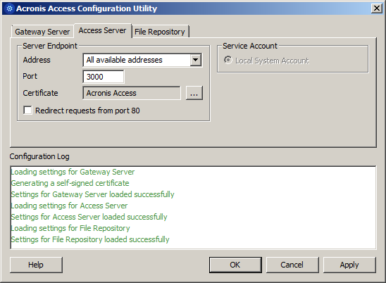 Upgrading mE Configuration Utility Access Server