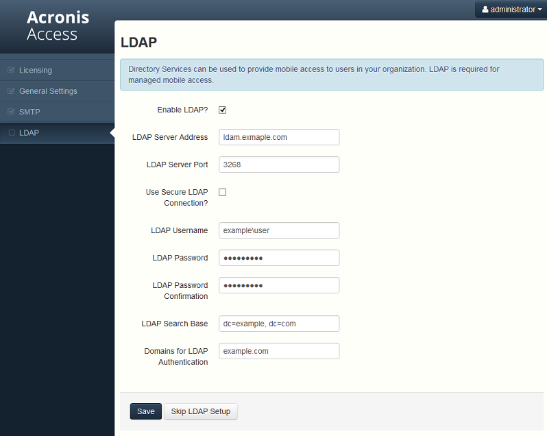 Upgrading mE LDAP