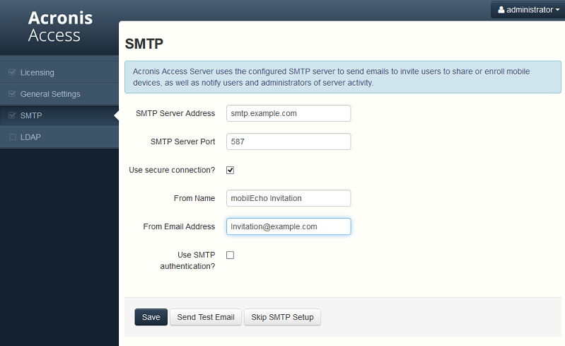 Upgrading mE SMTP