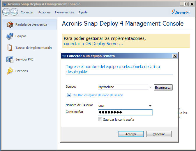 Connecting to a remote machine