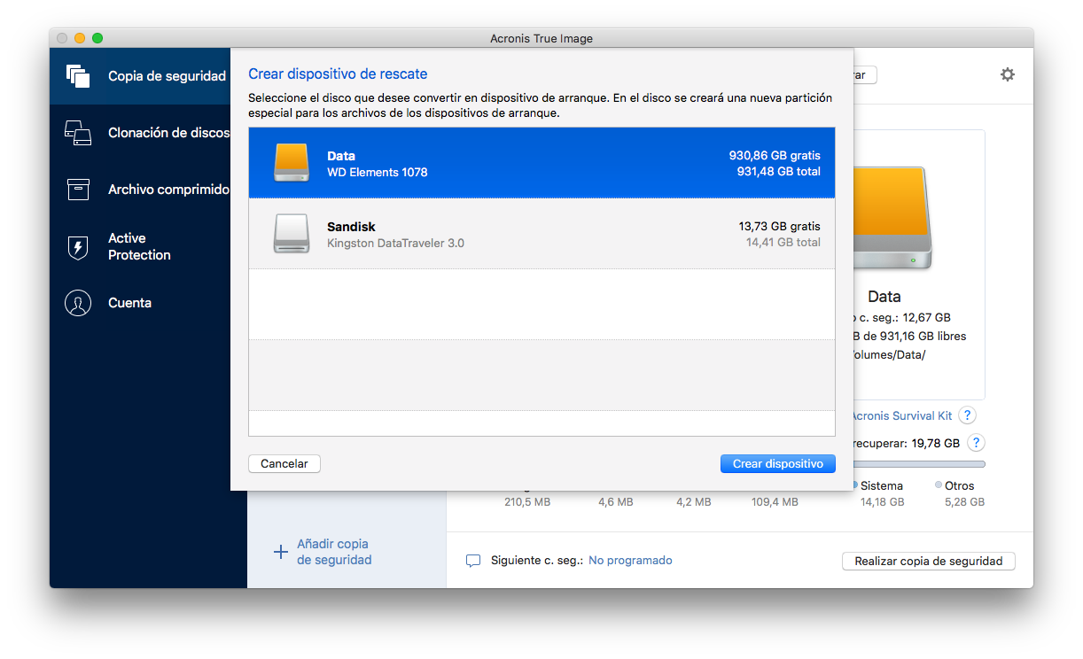 generador de dispositivos - ati mac