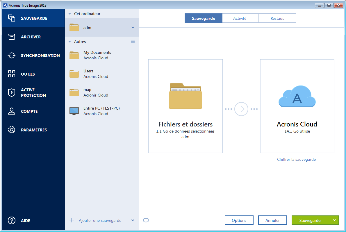 disk backup source 200
