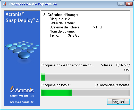 ASD4 is taking the master image