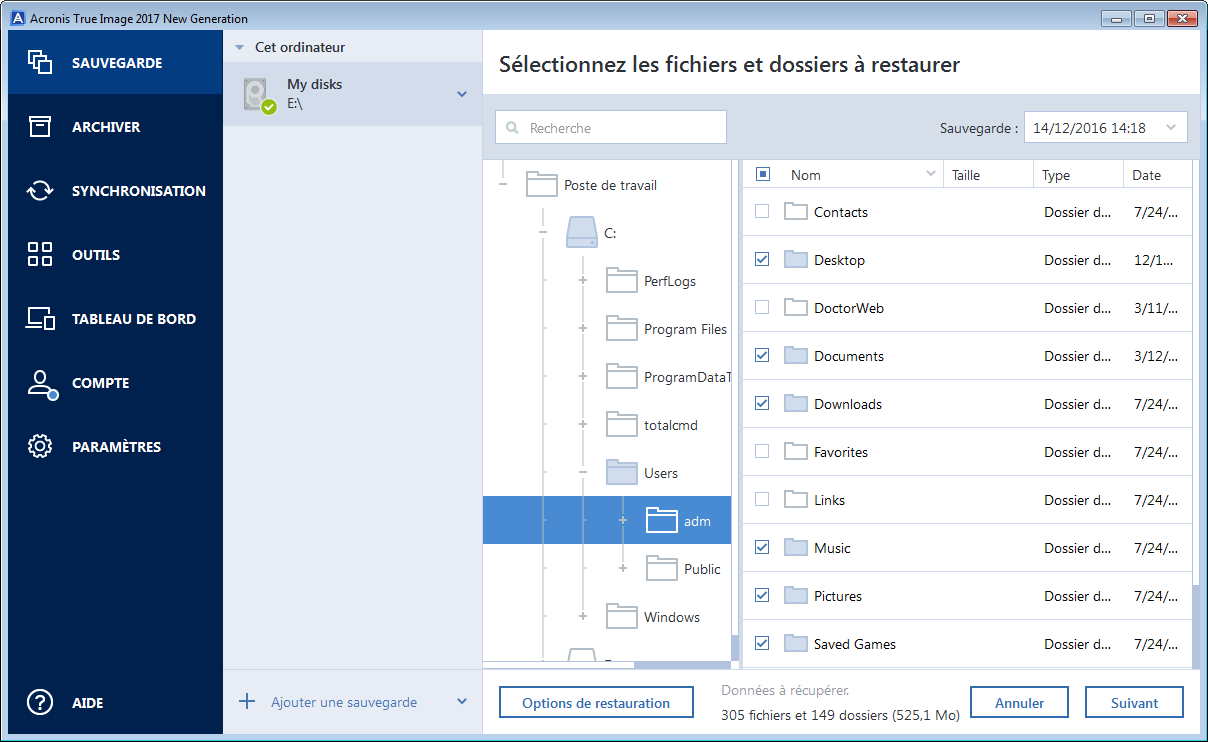 disk backup source 200