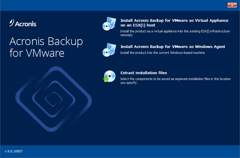 Acronis Backup for VMware