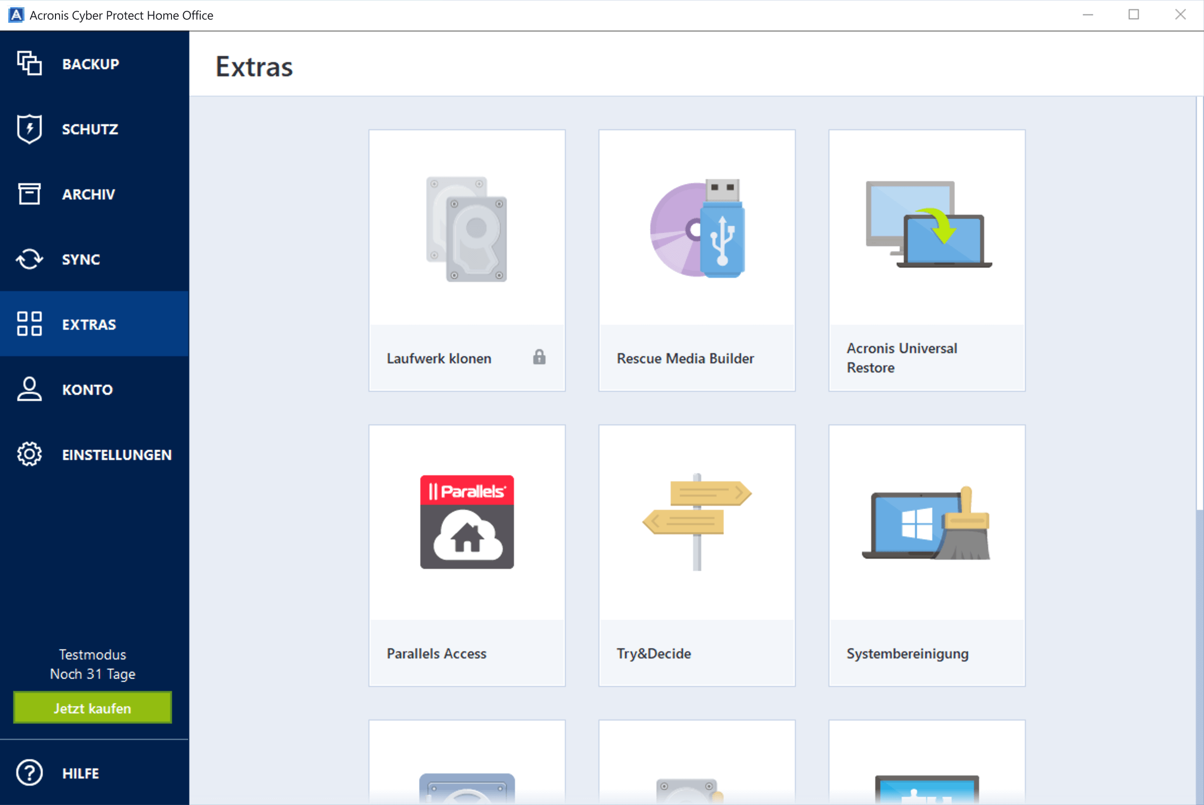 Acronis Cyber Protect Home Office Dauerlizenz Schnellstartanleitung - Acronis Cyber Protect Home Office