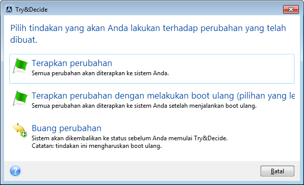 Try decide. Try decide