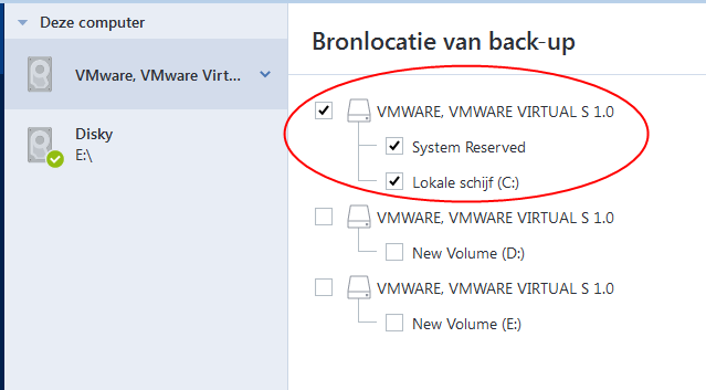 disk selection entire 150