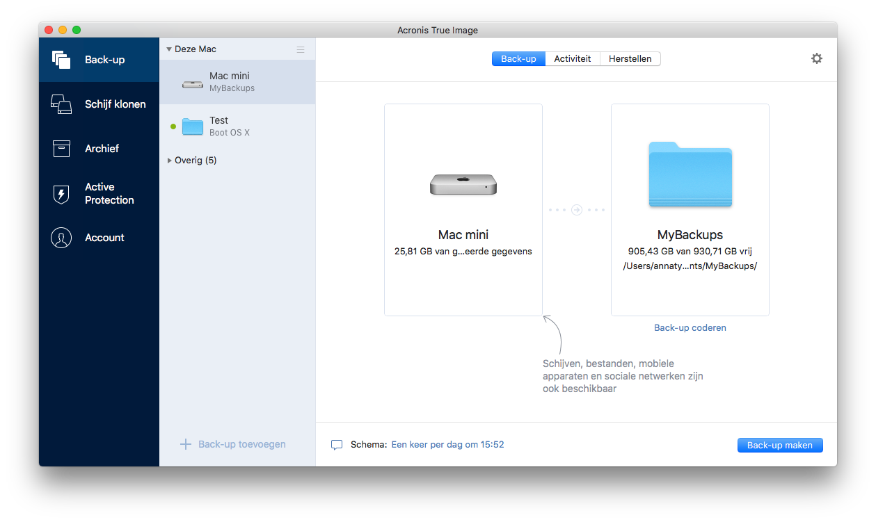 lokale back-up - ati mac