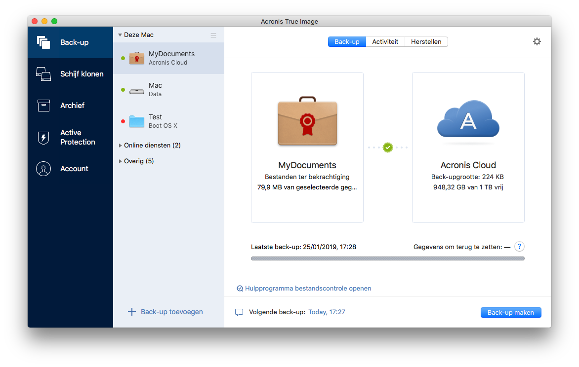 lokale back-up - ati mac