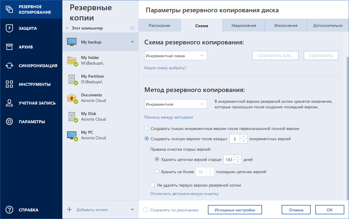 Экстренное резервное. Схема резервного копирования. Инкрементное Резервное копирование схема. Резервное копирование создание полной копии. Acronis Backup создание резервного копирования.